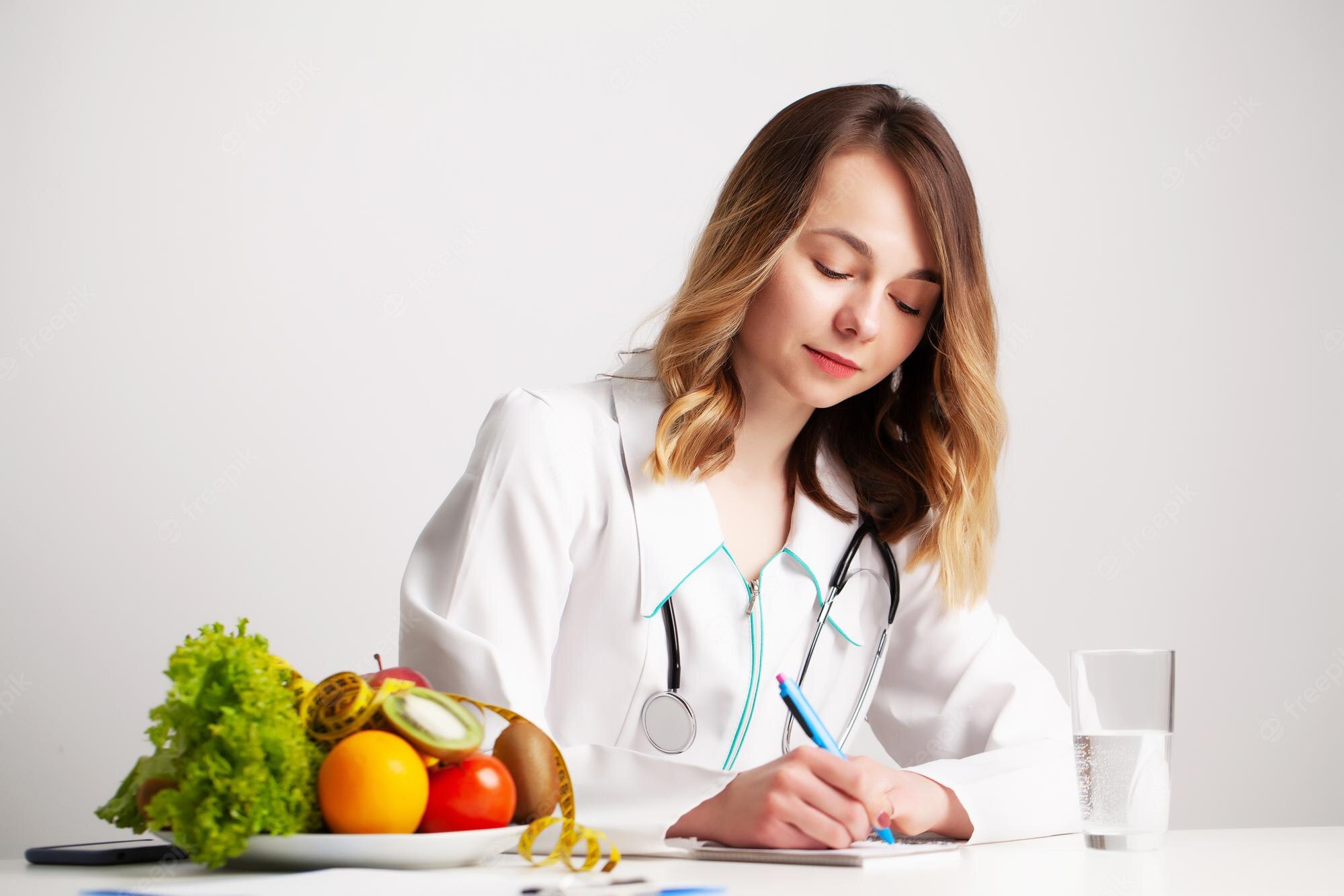 Consultation d'un patient chez un nutrisionniste