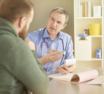 doctor writing a prescription