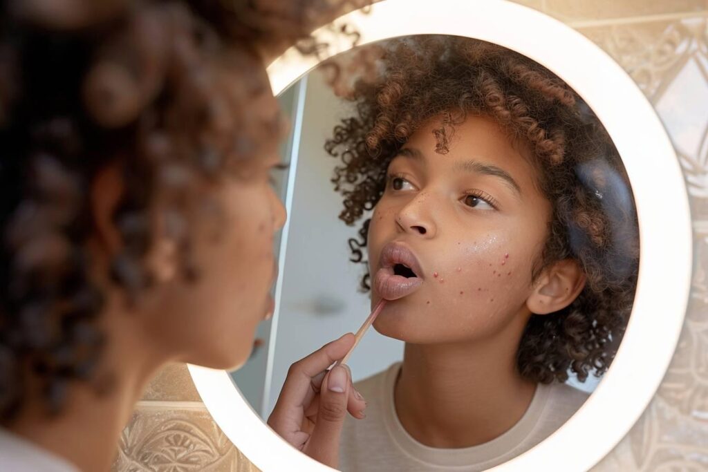 que faire en cas de boutons au fond de la langue ?