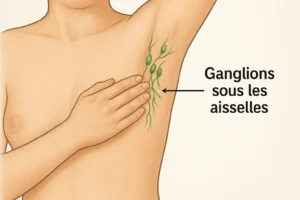 ganglions sous aisselles